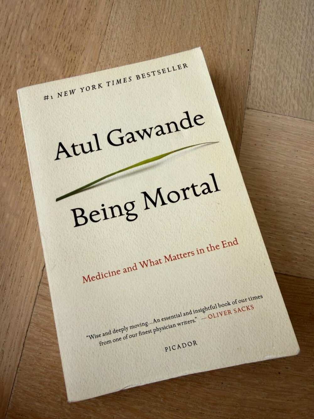 Being Mortal by Atul Gawande Paperback Like New